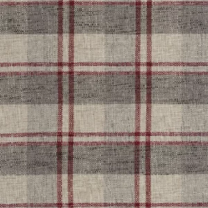 red checked woven fabric from Camengo