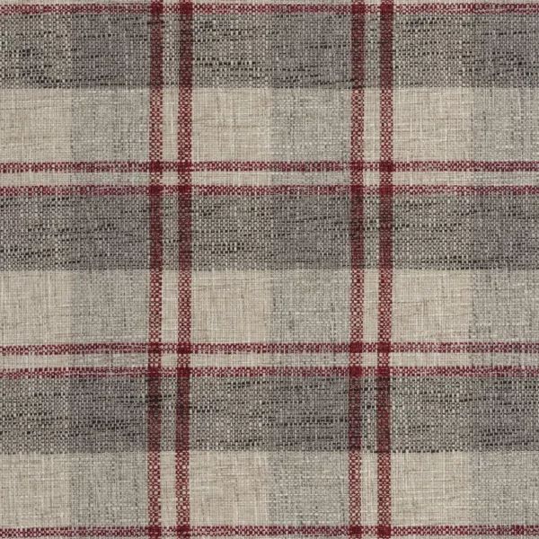 Tartana Fabric - Bordeaux by red checked woven fabric from Camengo