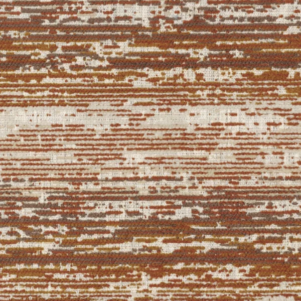 Bolzano Fabric - Automne by orange contemporary jacquard fabric from Camengo