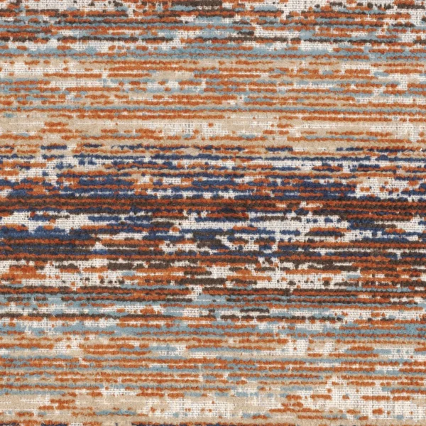 Bolzano Fabric - Crepuscule by blue contemporary jacquard fabric from Camengo