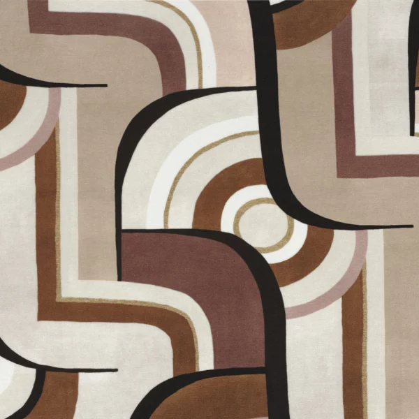 Chicago Fabric - Terre De Sienne by brown misc printed fabric from Camengo