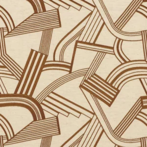 orange misc embroideried fabric from Camengo