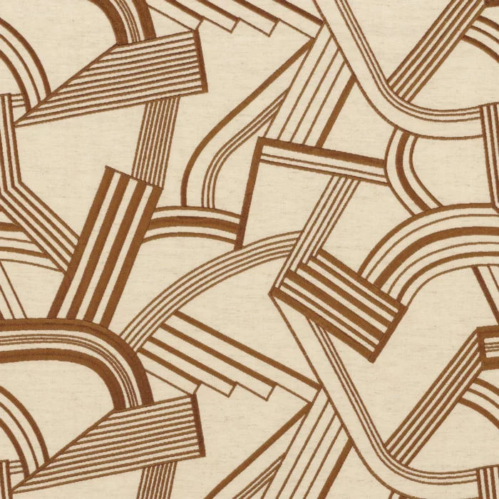 Annees Folles Fabric - Cuivre swatch