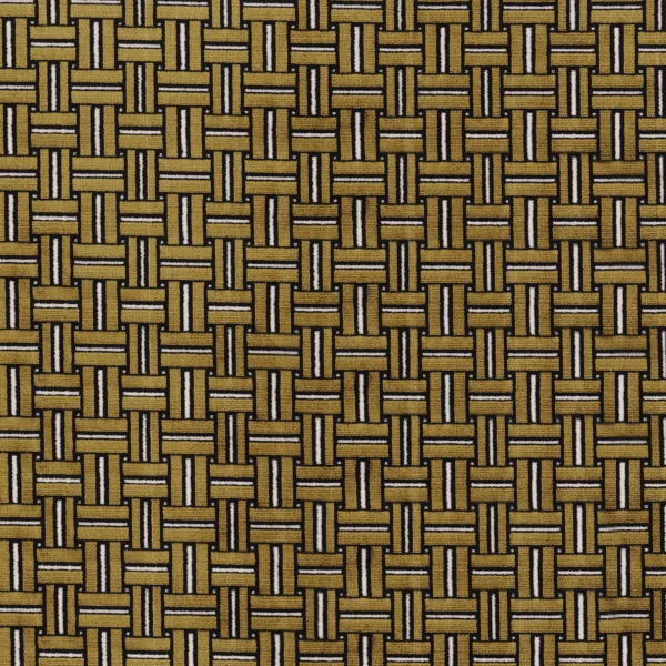 Illinois Fabric - Bronze by yellow misc jacquard fabric from Camengo
