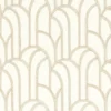 neutral retro embroideried fabric from Camengo