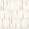 neutral striped embroideried fabric from Camengo