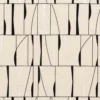 black-grey striped embroideried fabric from Camengo