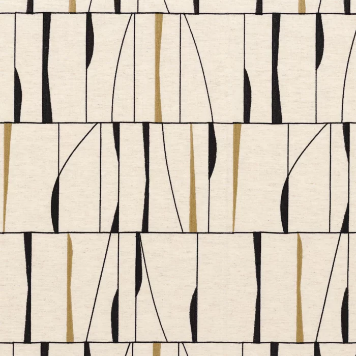 Souffle De Vitrail Fabric - Ocre swatch