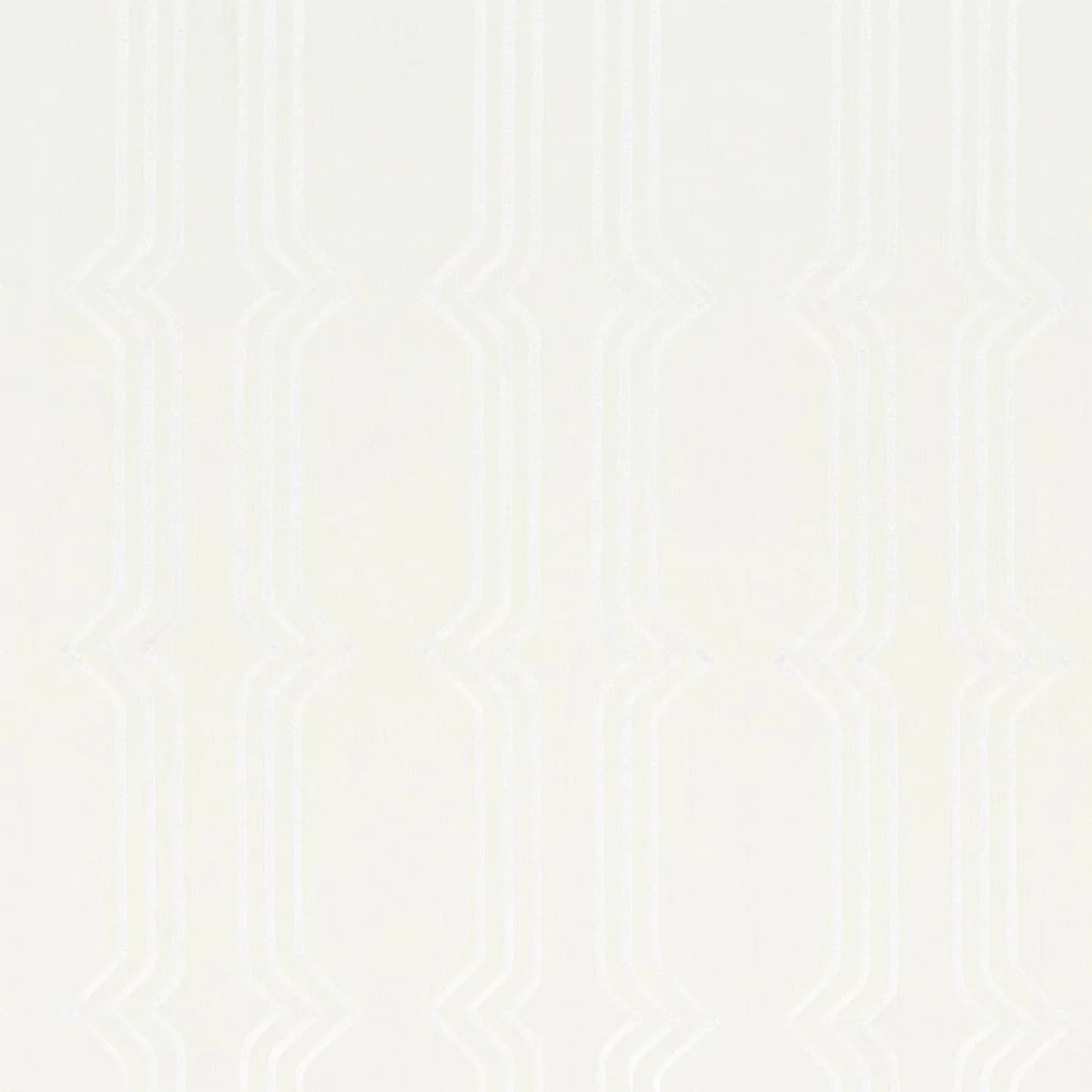 New Eastside Fabric - Neige by white striped voile-sheer fabric from Camengo