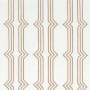 neutral striped voile-sheer fabric from Camengo