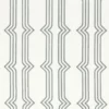 blue striped voile-sheer fabric from Camengo