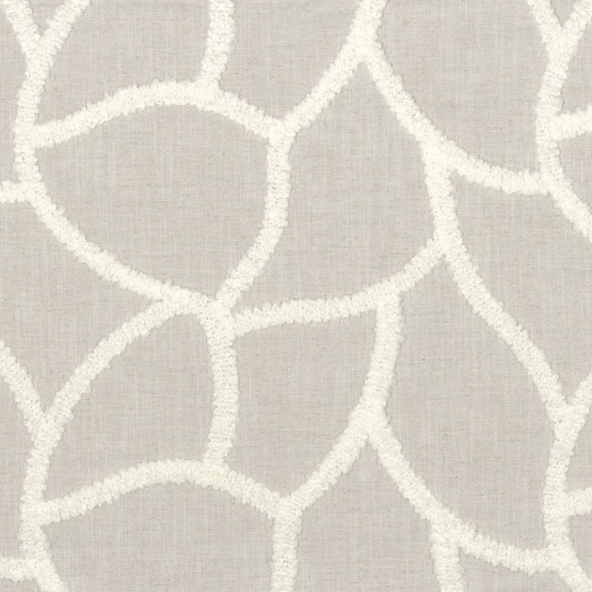 black-grey misc embroideried fabric from Camengo
