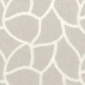 black-grey misc embroideried fabric from Camengo