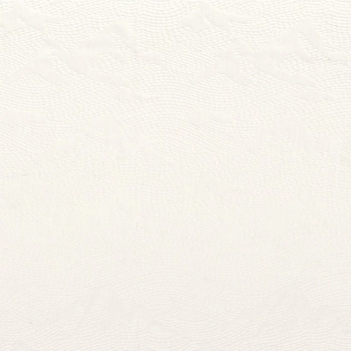 Piemonte Fabric - Neige by white misc embroideried fabric from Camengo