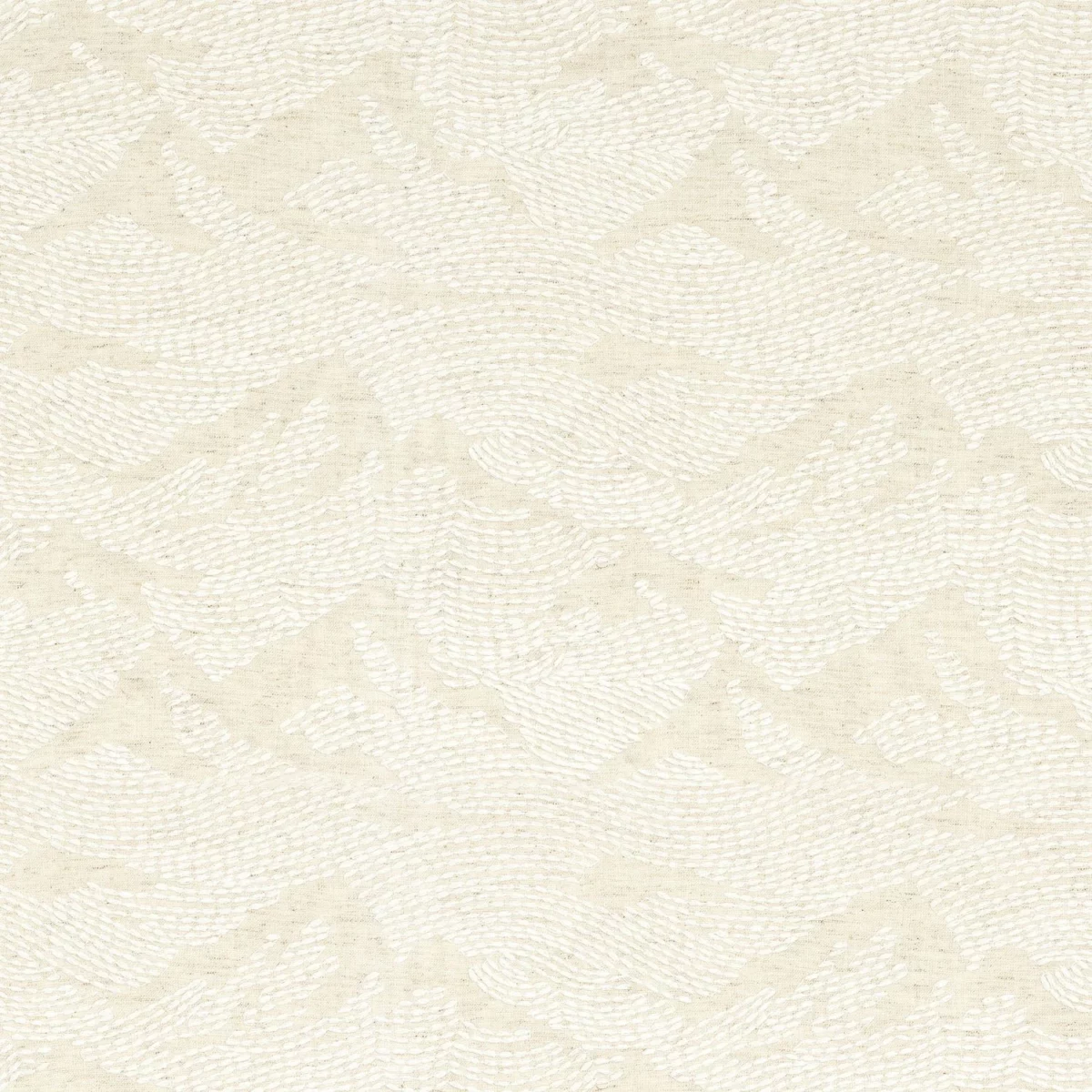 white misc embroideried fabric from Camengo