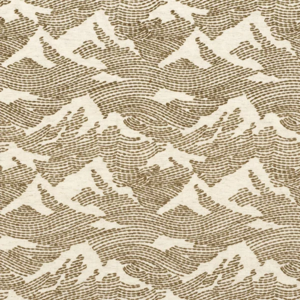 Piemonte Fabric - Camel by brown misc embroideried fabric from Camengo