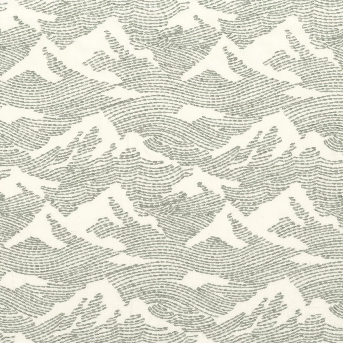 Piemonte Fabric - Celadon by black-grey misc embroideried fabric from Camengo