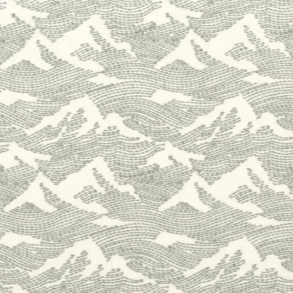 Piemonte Fabric - Celadon by black-grey misc embroideried fabric from Camengo