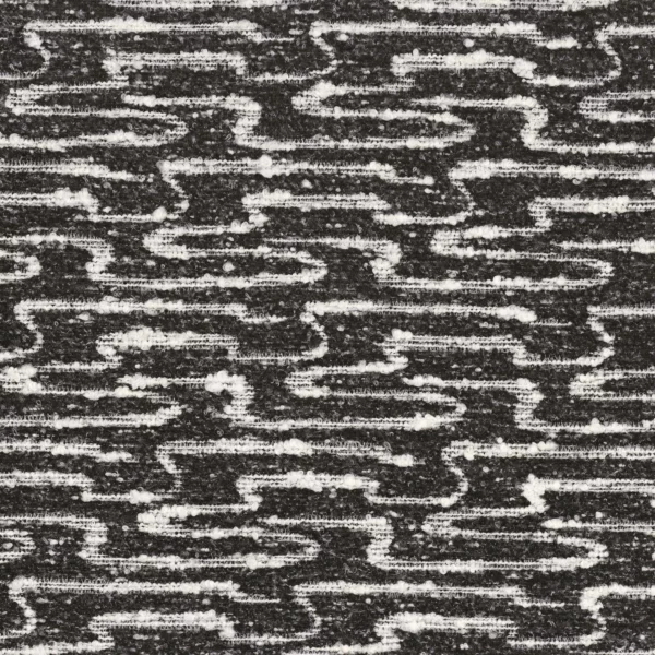 Dolcezza Fabric - Carbone by black-grey misc jacquard fabric from Camengo