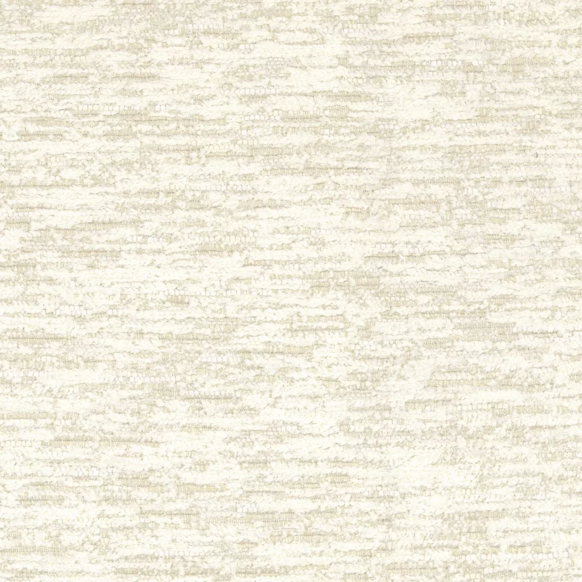Sella Fabric - Neige by white plain velvet-chenille fabric from Camengo
