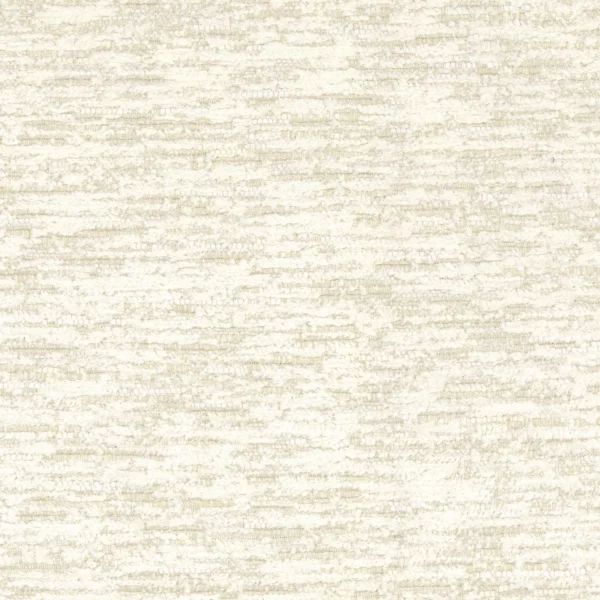 Sella Fabric - Neige by white plain velvet-chenille fabric from Camengo