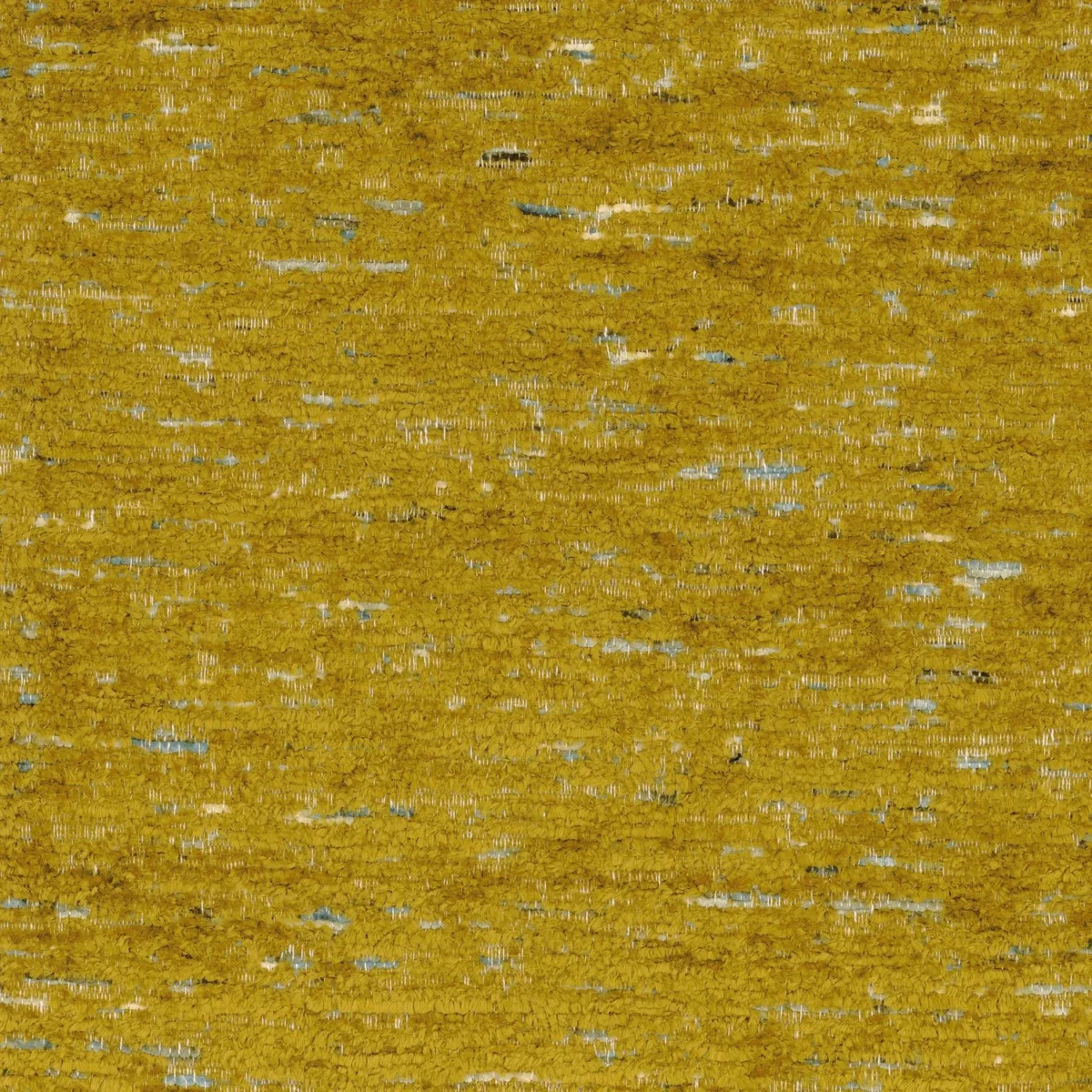 Sella Fabric - Safran by yellow plain velvet-chenille fabric from Camengo