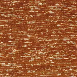 orange plain velvet-chenille fabric from Camengo