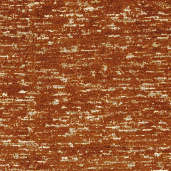Sella Fabric - Automne by orange plain velvet-chenille fabric from Camengo