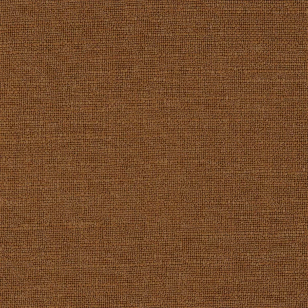orange plain woven fabric from Camengo