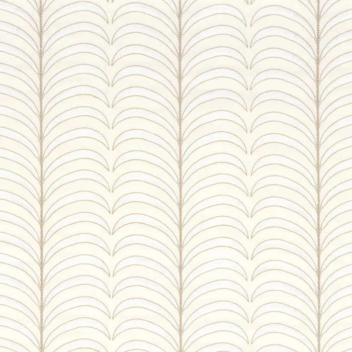 Plumeria Fabric - Milk swatch