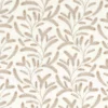 neutral botanical embroideried fabric from Camengo