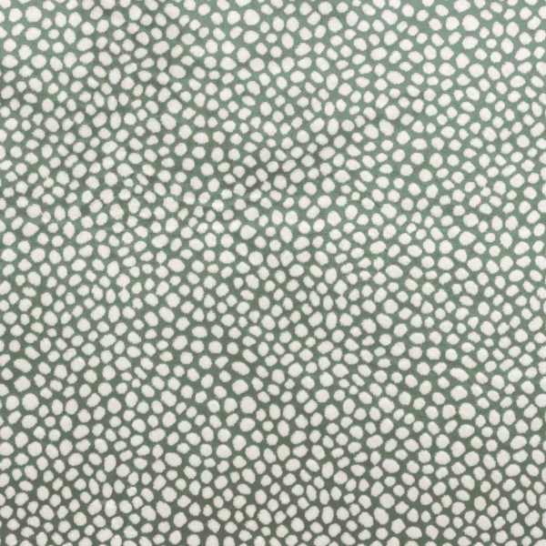 Borla Fabric - Horizon by green spotted velvet-chenille fabric from Camengo
