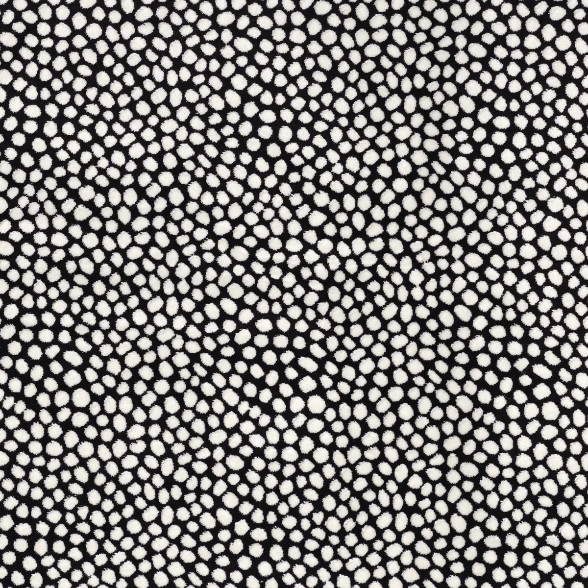 Borla Fabric - Carbone by black-grey spotted velvet-chenille fabric from Camengo