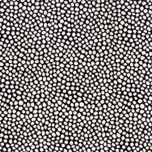 Borla Fabric - Carbone by black-grey spotted velvet-chenille fabric from Camengo
