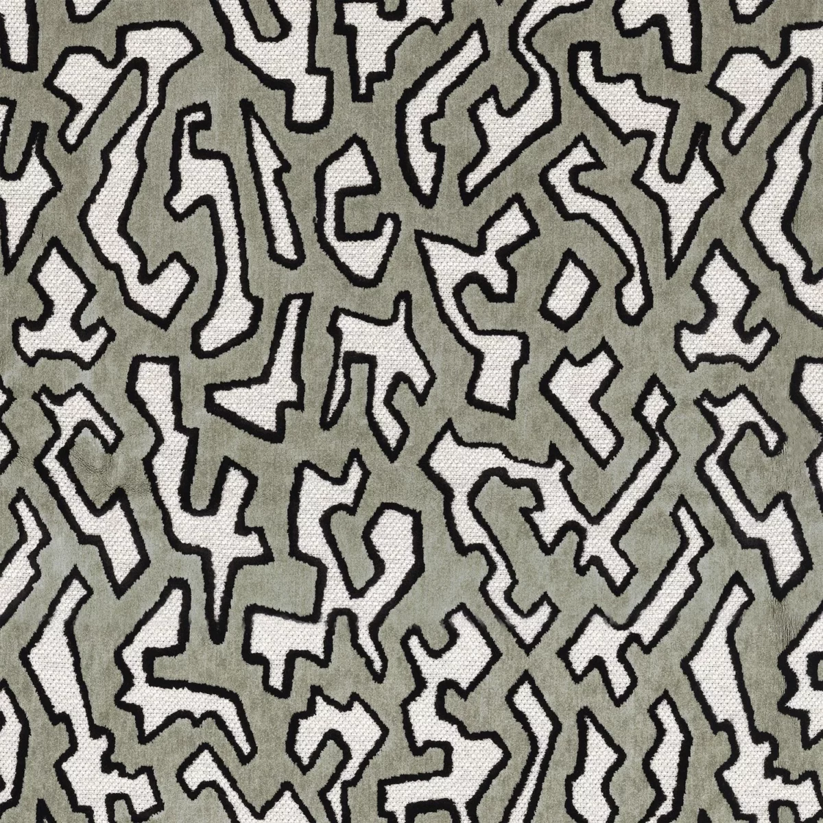 green contemporary misc fabric from Camengo