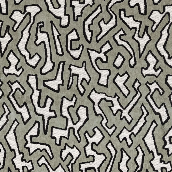 Odyssee Fabric - Vert De Gris swatch