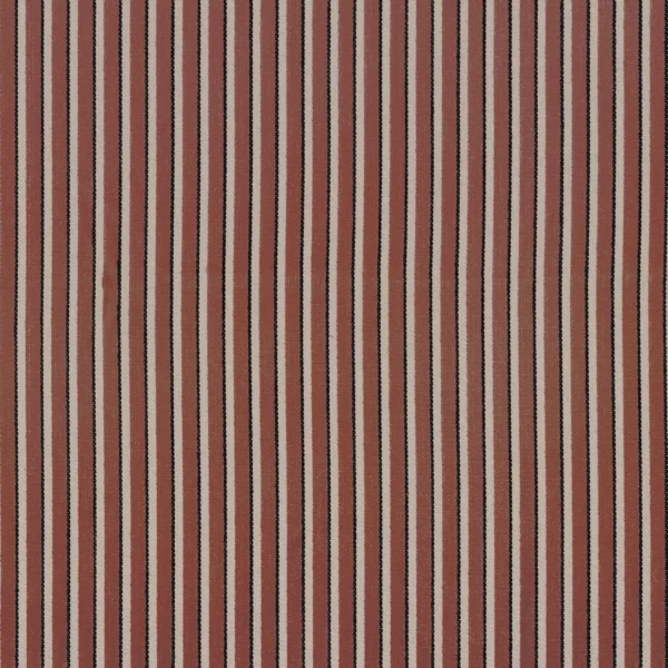 red striped jacquard fabric from Camengo
