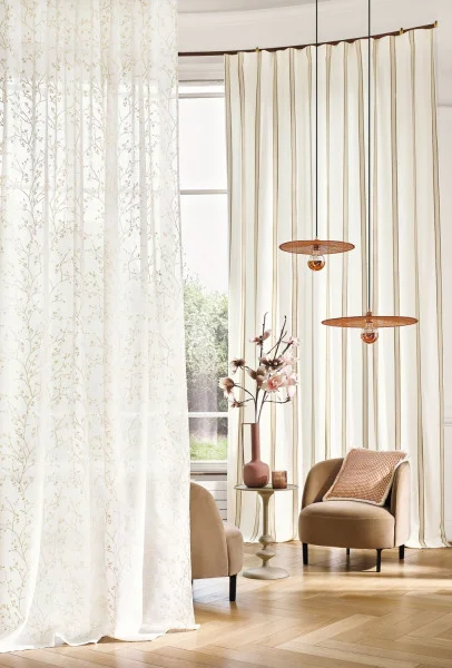 Natif Fabric - Neige by Natif Fabric - Neige from