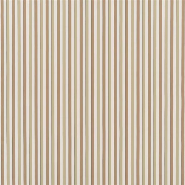 Burlington Stripe Fabric - Natural by neutral striped cotton fabric from Designers Guild