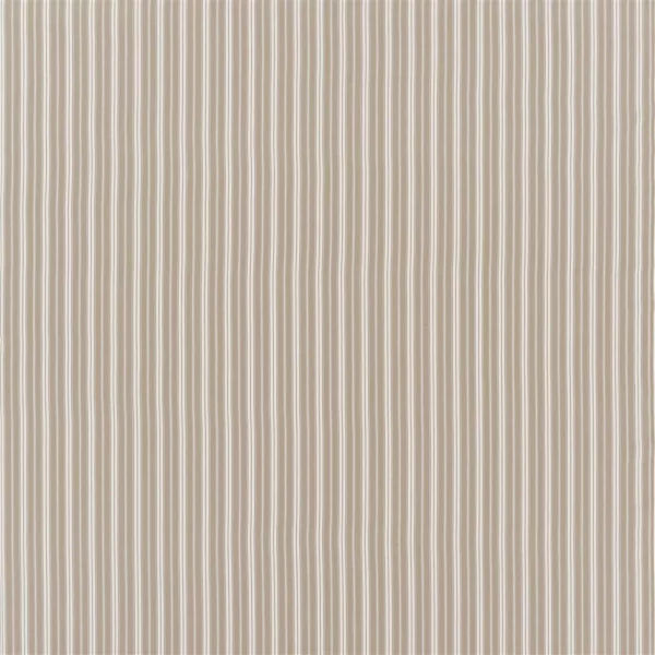 Conduit Stripe Fabric - Natural by neutral striped cotton fabric from Designers Guild