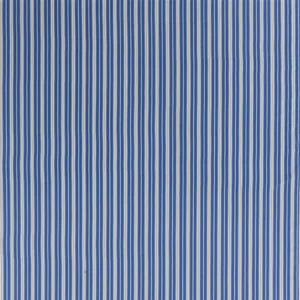 blue striped cotton fabric from Designers Guild