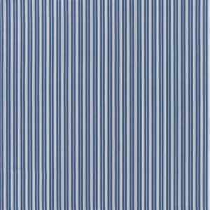 blue striped cotton fabric from Designers Guild