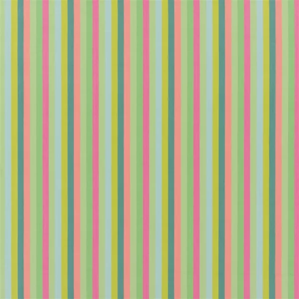 Cork Street Stripe Fabric - Emerald by green striped cotton fabric from Designers Guild