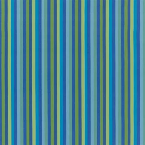 blue striped cotton fabric from Designers Guild