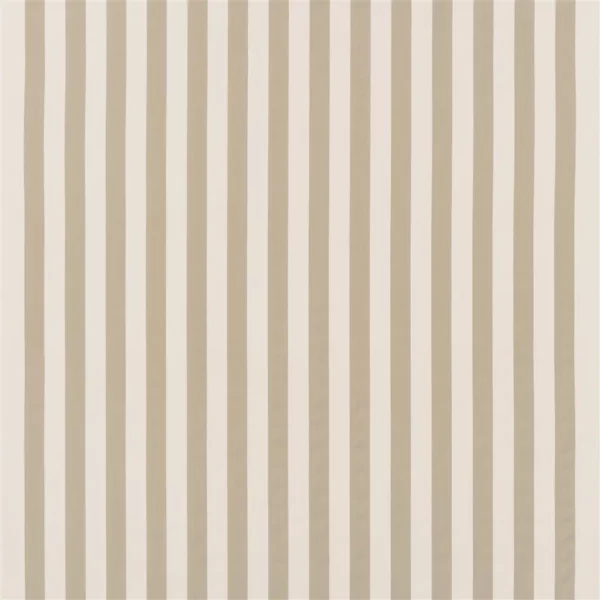 Berkeley Stripe Fabric - Stone by neutral striped cotton fabric from Designers Guild