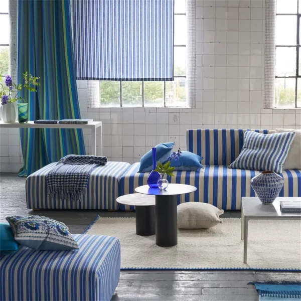 Burlington Stripe Fabric - Natural by Burlington Stripe Fabric - Natural from