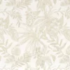 neutral botanical embroideried fabric from Camengo