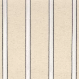 neutral striped embroideried fabric from Camengo