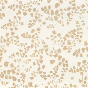 neutral botanical voile-sheer fabric from Camengo