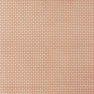 orange spotted jacquard fabric from Camengo